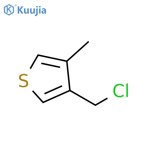 3-(chloromethyl)-4-methylthiophene structure