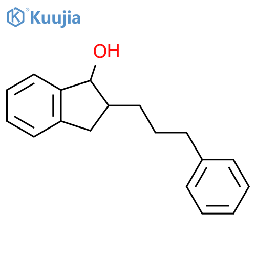 2-(3-phenylpropyl)-2,3-dihydro-1H-inden-1-ol structure