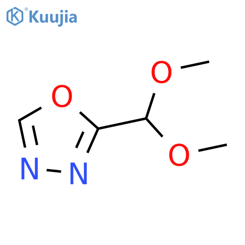 1,3,4-Oxadiazole, 2-(dimethoxymethyl)- structure