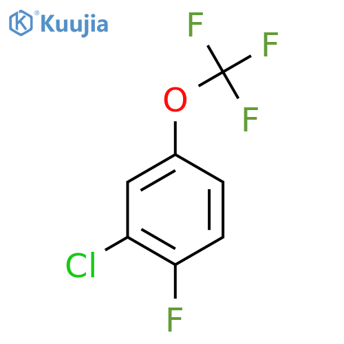 2-Chloro-1-fluoro-4-(trifluoromethoxy)benzene structure