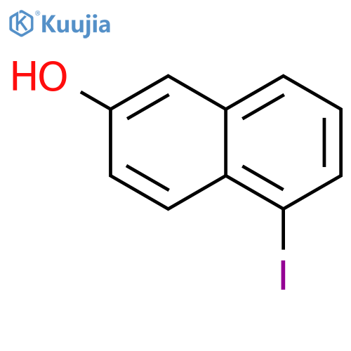 6-Hydroxy-1-iodonaphthalene structure