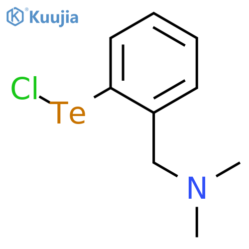 Benzenetellurenyl chloride, 2-[(dimethylamino)methyl]- structure
