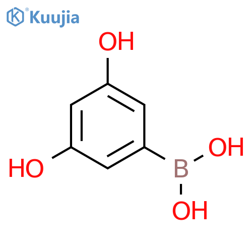 (3,5-Dihydroxyphenyl)boronic acid structure