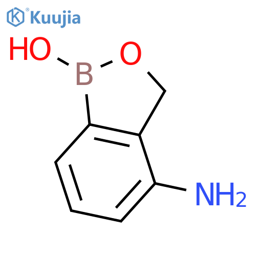 1-hydroxy-3H-2,1-benzoxaborol-4-amine structure