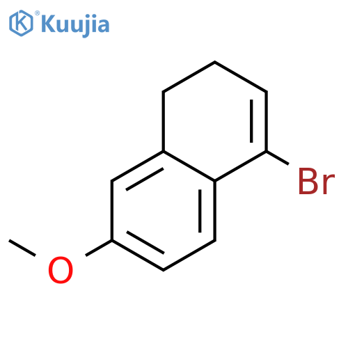 Naphthalene, 4-bromo-1,2-dihydro-7-methoxy- structure