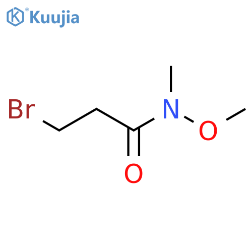 3-bromo-N-methoxy-N-methylpropanamide structure