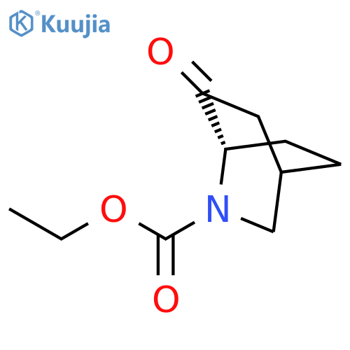 2-AZABICYCLO[2.2.2]OCTANE-2-CARBOXYLIC ACID, 6-OXO-, ETHYL ESTER, (1S)- structure