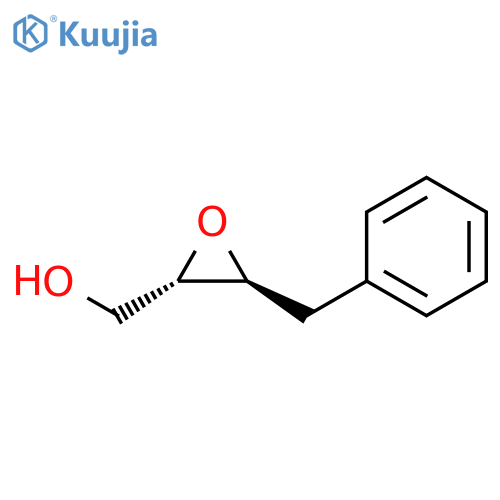 Oxiranemethanol, 3-(phenylmethyl)-, (2S-trans)- structure