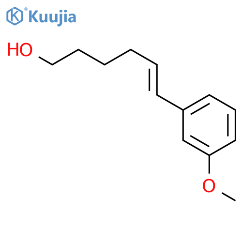 5-Hexen-1-ol, 6-(3-methoxyphenyl)-, (E)- structure