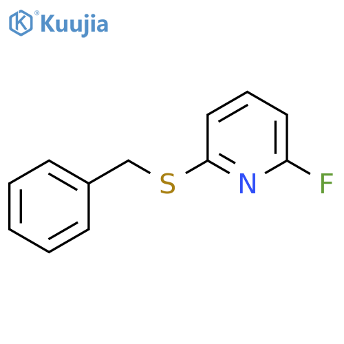 2-(benzylsulfanyl)-6-fluoropyridine structure