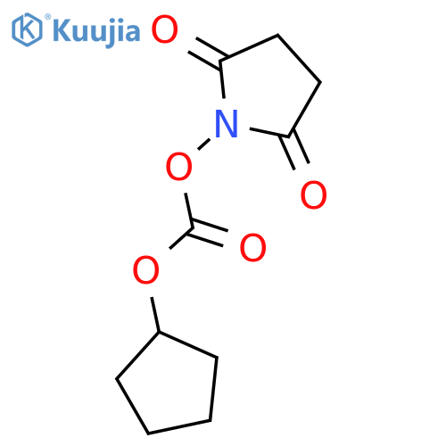 N-(Cyclopentyloxycarbonyloxy)succinimide structure