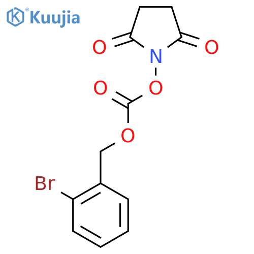 N-(2-Bromobenzyloxycarbonyloxy)succinimide structure