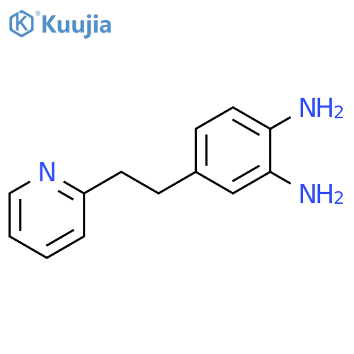 1,2-Benzenediamine, 4-[2-(2-pyridinyl)ethyl]- structure