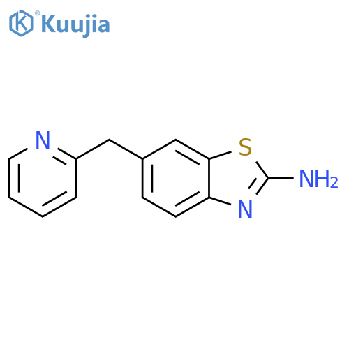 2-Benzothiazolamine, 6-(2-pyridinylmethyl)- structure