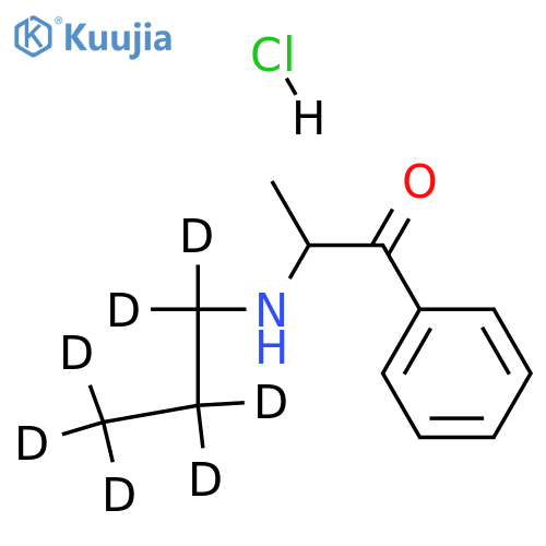 2-(Propylamino)propiophenone-d7 Hydrochloride structure