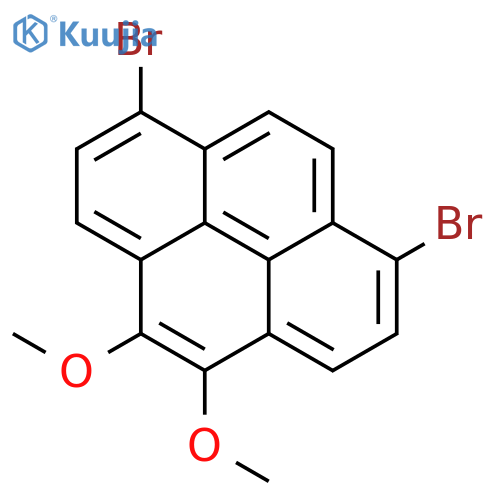 1,8-Dibromo-4,5-dimethoxypyrene structure