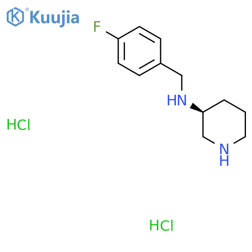 (S)-N-(4-Fluorobenzyl)piperidin-3-aminedihydrochloride structure