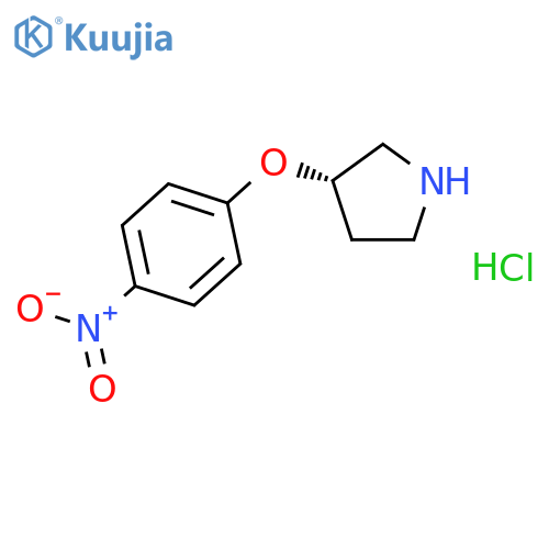 (S)-3-(4-Nitrophenoxy)pyrrolidine HCl structure