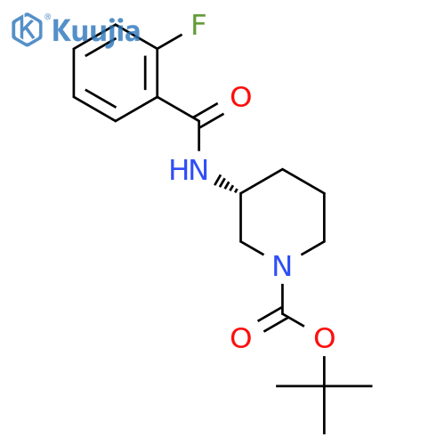 (R)-Tert-Butyl 3-(2-fluorobenzamido)piperidine-1-carboxylate structure