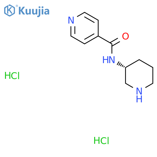 (R)-N-(Piperidin-3-yl)pyridine-4-carboxamide dihydrochloride structure