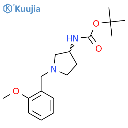 (R)-Tert-Butyl 1-(2-methoxybenzyl)pyrrolidin-3-ylcarbamate structure