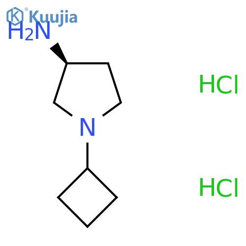 (S)-1-Cyclobutylpyrrolidin-3-amine dihydrochloride structure