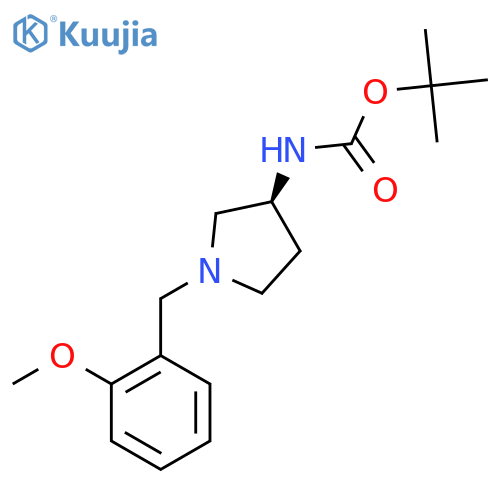 (S)-Tert-Butyl 1-(2-methoxybenzyl)pyrrolidin-3-ylcarbamate structure