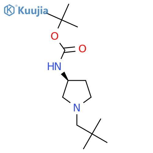 (S)-Tert-Butyl 1-neopentylpyrrolidin-3-ylcarbamate structure