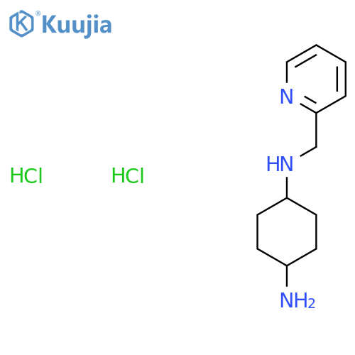 (1R*,4R*)-N1-(Pyridin-2-ylmethyl)cyclohexane-1,4-diamine dihydrochloride structure