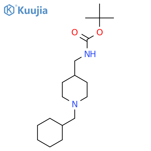 Tert-Butyl [1-(cyclohexylmethyl)piperidin-4-yl]methylcarbamate structure