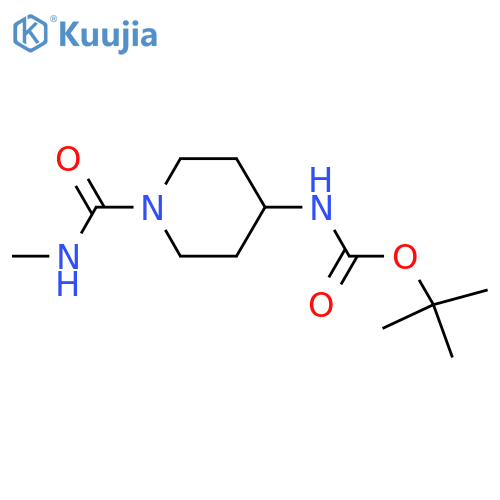 Tert-Butyl (1-(Methylcarbamoyl)Piperidin-4-Yl)Carbamate structure