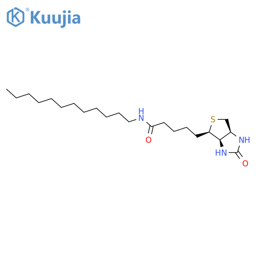 1H-Thieno[3,4-d]imidazole-4-pentanamide,N-dodecylhexahydro-2-oxo-, [3aR-(3aa,4b,6aa)]- (9CI) structure