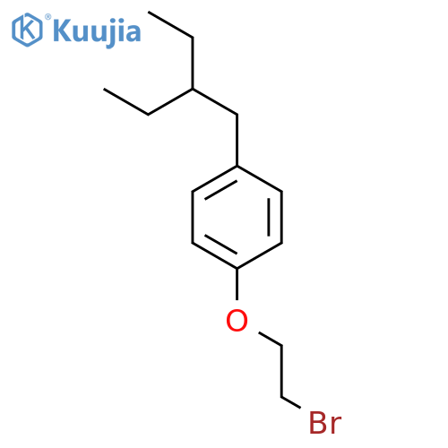 Benzene,1-(2-bromoethoxy)-4-(2-ethylbutyl)- structure