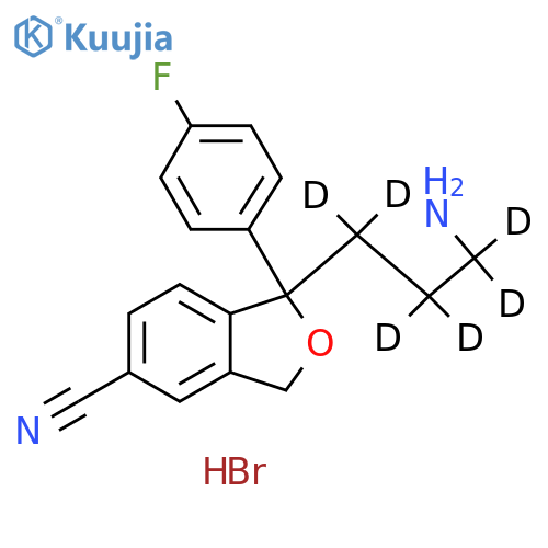 Didemethyl Citalopram-d6 Hydrobromide structure