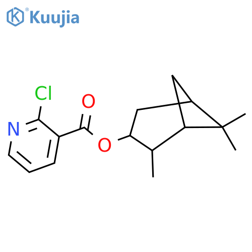 2,6,6-trimethylbicyclo3.1.1heptan-3-yl 2-chloropyridine-3-carboxylate structure