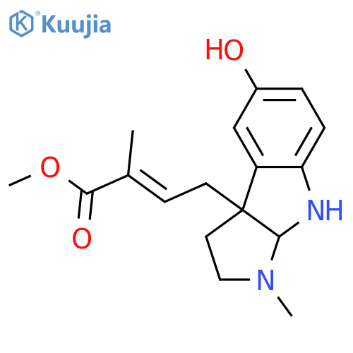Pseudophrynamine 258A; 5-Hydroxy, 4'-carboxylic acid, Me ester structure