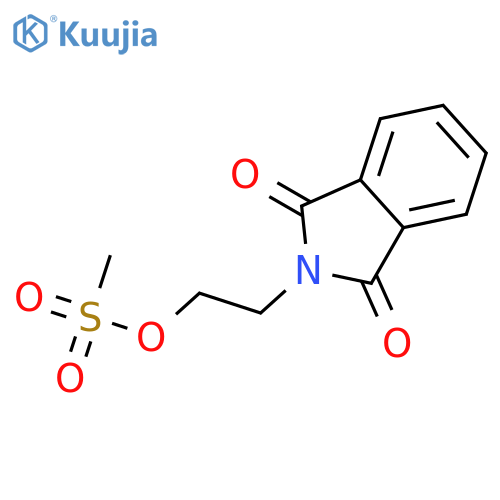 2-(1,3-dioxo-2,3-dihydro-1H-isoindol-2-yl)ethyl methanesulfonate structure