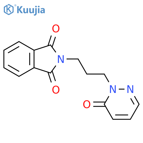 2-3-(6-oxo-1,6-dihydropyridazin-1-yl)propyl-2,3-dihydro-1H-isoindole-1,3-dione structure