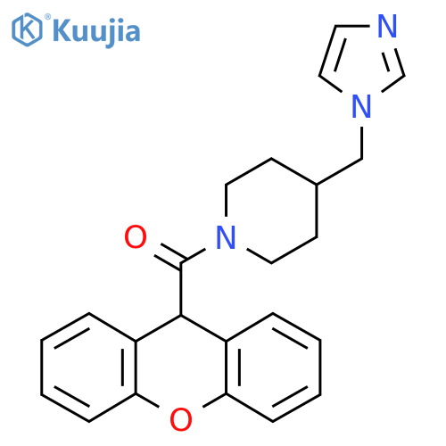4-(1H-imidazol-1-yl)methyl-1-(9H-xanthene-9-carbonyl)piperidine structure