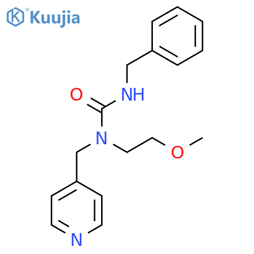1-benzyl-3-(2-methoxyethyl)-3-(pyridin-4-yl)methylurea structure