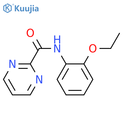 N-(2-ethoxyphenyl)pyrimidine-2-carboxamide structure