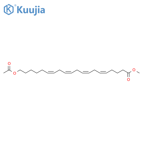 5,8,11,14-Eicosatetraenoic acid, 20-(acetyloxy)-, methyl ester, (5Z,8Z,11Z,14Z)- structure