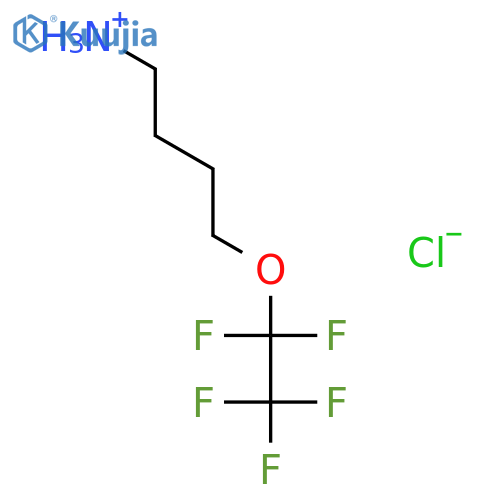 4-Pentafluoroethyloxy-butyl-ammonium chloride structure