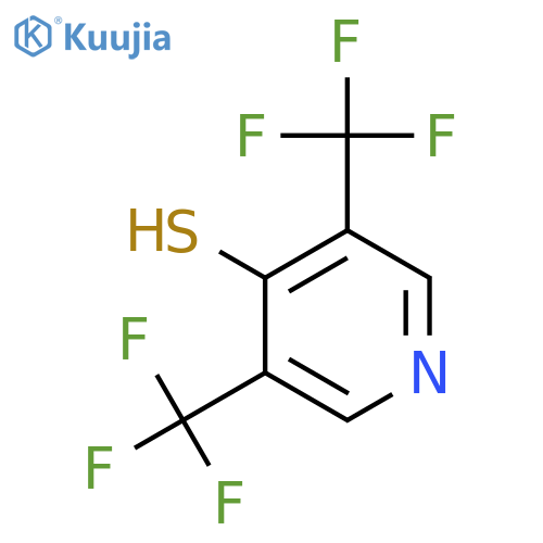 3,5-bis(trifluoromethyl)-4-pyridinethiol structure