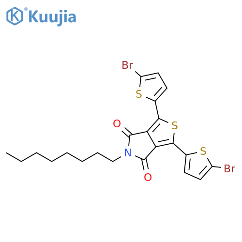 1,3-bis(5-bromothiophen-2-yl)-5-octyl-4H-thieno[3,4-c]pyrrole-4,6(5H)-dione structure