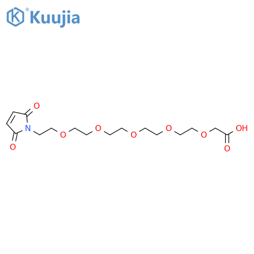 Maleimido-Penta(Ethylene Glycol)-Acetic Acid structure