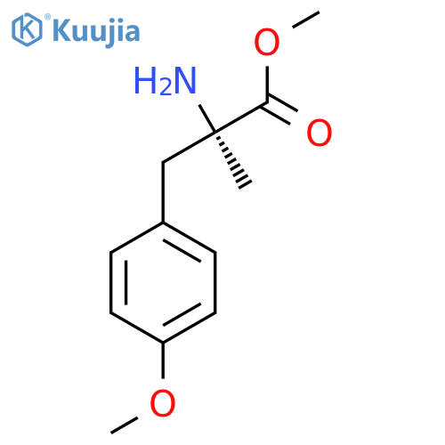 methyl (2R)-2-amino-3-(4-methoxyphenyl)-2-methylpropanoate structure