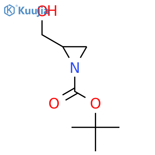 Tert-Butyl 2-(hydroxymethyl)aziridine-1-carboxylate structure