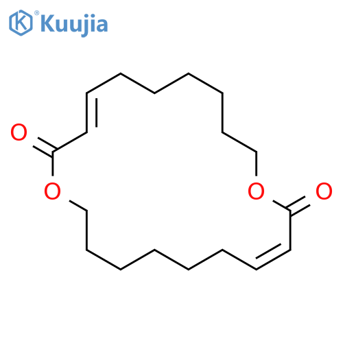 1,11-Dioxacycloeicosa-3,13-diene-2,12-dione, (E,Z)- structure