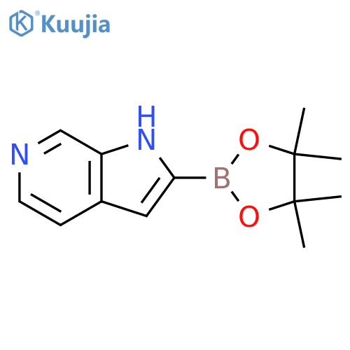 1H-Pyrrolo[2,3-c]pyridin-2-ylboronic acid structure